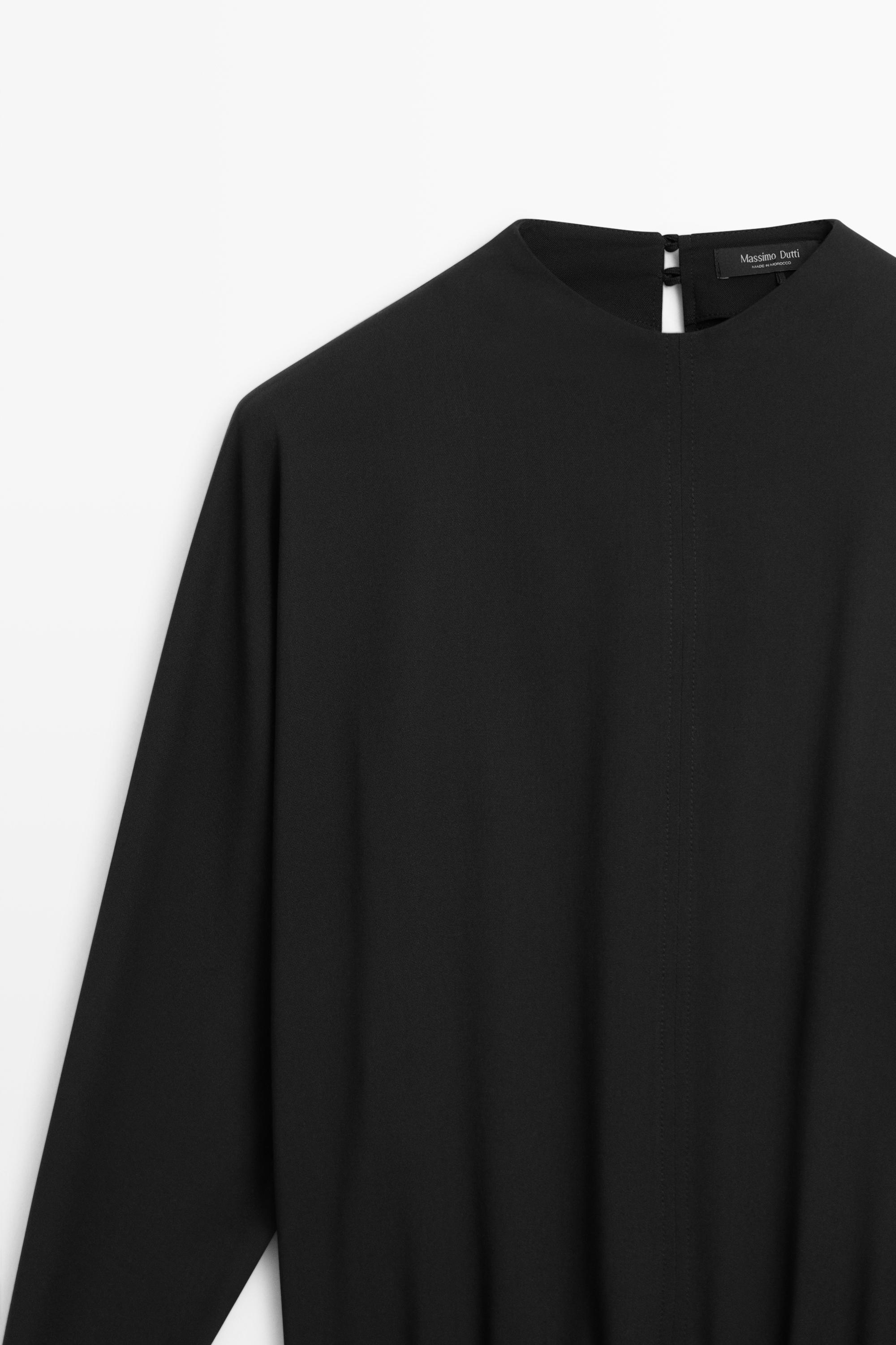 Robe midi manches longues